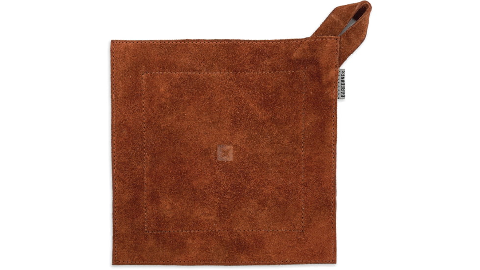 Barebones Suede Leather Hot Pad, Terracotta, CKW-412