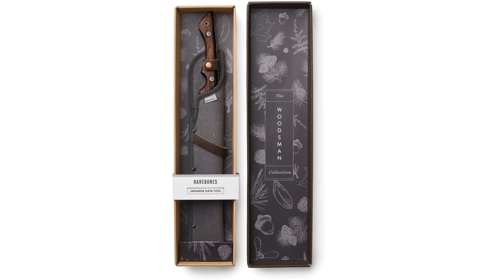 Barebones Japanese Nata Tool, 3CR13 Stainless Steel, Walnut Handle, HMS-2116