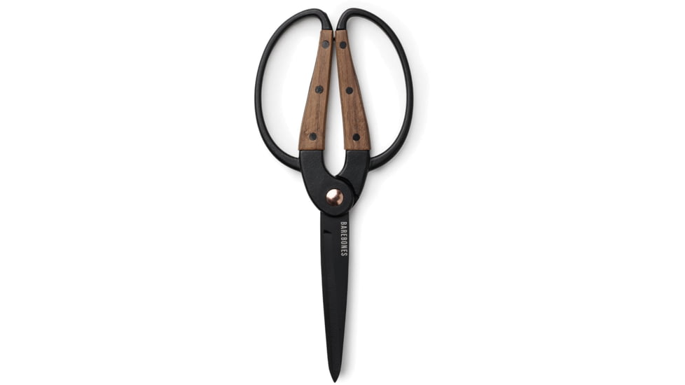 Barebones Large Scissors, Wooden Handle, 4in Heat-Treated Stainless Steel Blade, GDN-058