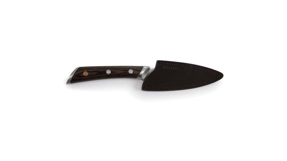 Barebones No. 4 Paring Knife, 8.25in Overall, 3.75in, 5Cr15MoV, Satin Blade, Brown Pakkawood Handle, CKW-491