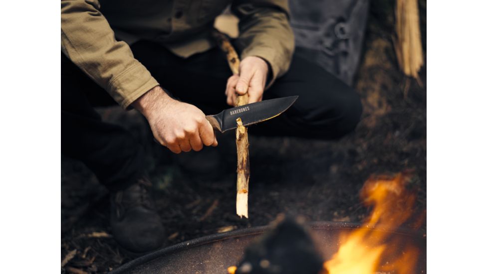 Barebones No. 6 Field Knife, 6 inch blade, sheath HMS-2107