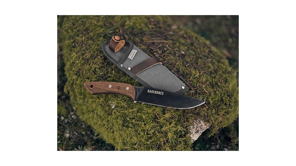 Barebones No. 6 Field Knife, 6in High-Carbon Steel Blade, Walnut Handle, HMS-2118