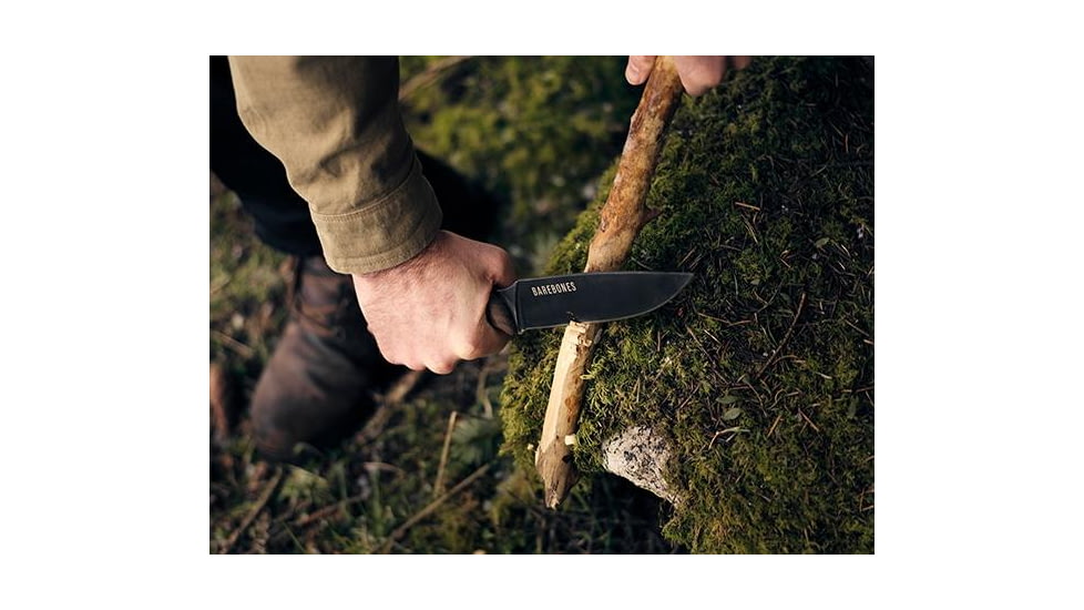 Barebones No. 6 Field Knife, 6in High-Carbon Steel Blade, Walnut Handle, HMS-2118