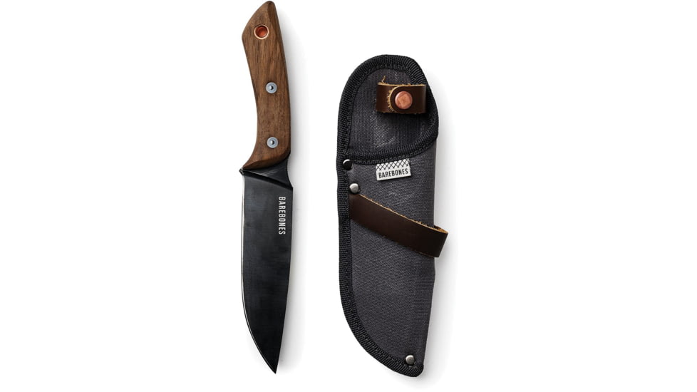 Barebones No. 6 Field Knife, 6in High-Carbon Steel Blade, Walnut Handle, HMS-2118