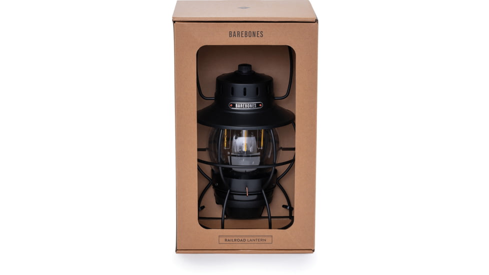 Barebones Railroad Lantern Black
