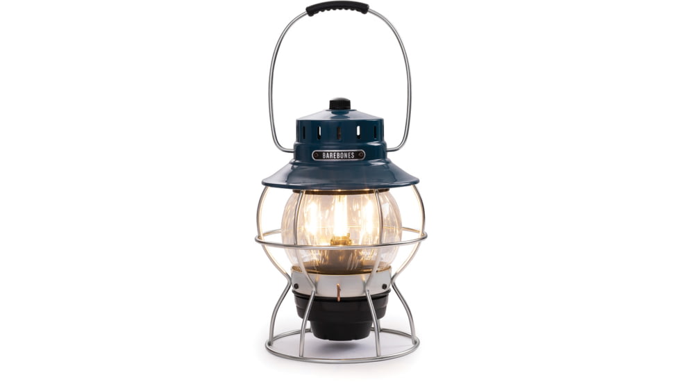 Barebones Railroad Lantern Ocean Blue