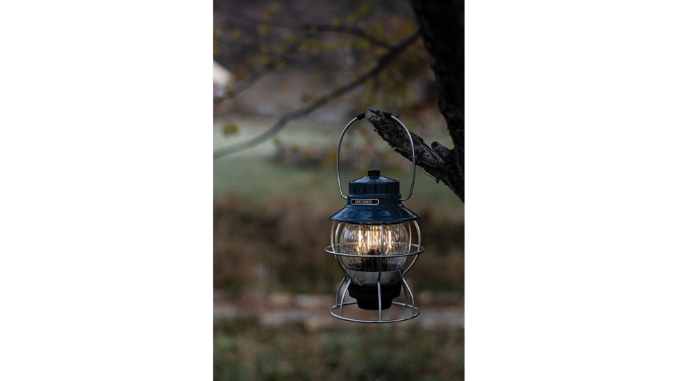 Barebones Railroad Lantern Ocean Blue