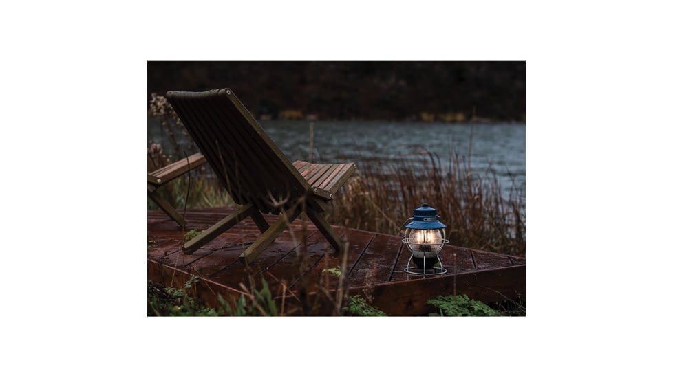 Barebones Railroad Lantern Ocean Blue