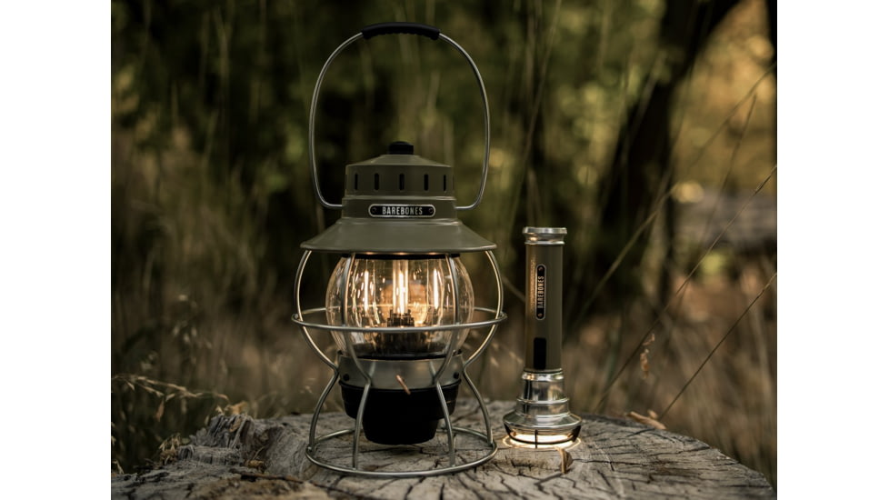 Barebones Railroad Lantern, Olive Drab, LIV-281