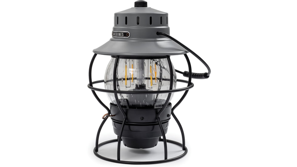 Barebones Railroad Lantern Slate Gray