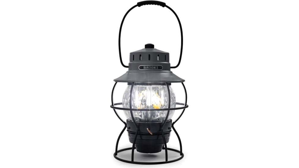 Barebones Railroad Lantern Slate Gray