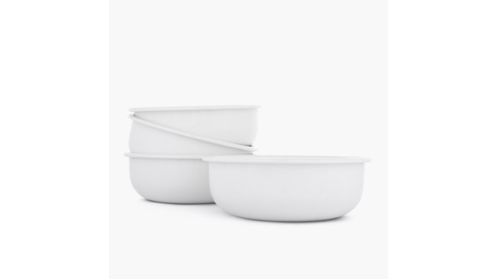 Barebones Rolled Enamelware Bowl Set, CKW-1050