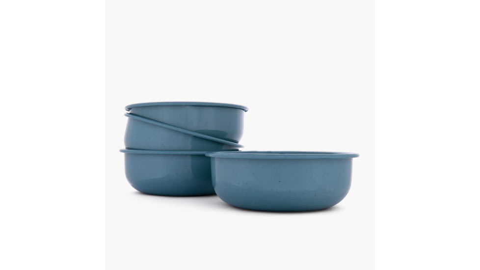 Barebones Rolled Enamelware Bowl Set, CKW-1057