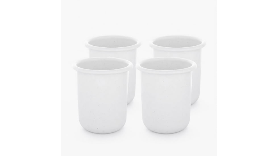 Barebones Rolled Enamelware Cup Set, CKW-1053