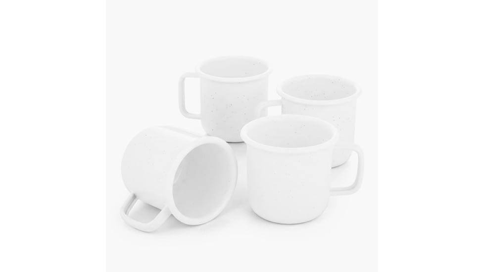 Barebones Rolled Enamelware Mug Set, CKW-1054