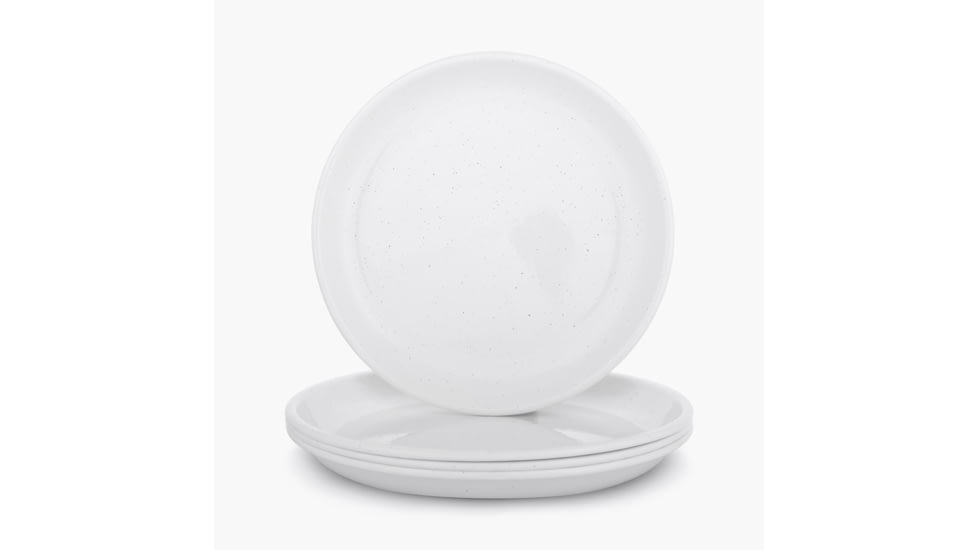 Barebones Rolled Enamelware Plate Set, CKW-1052