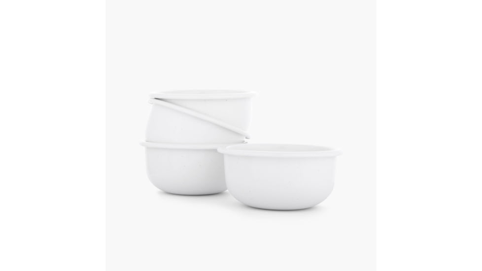 Barebones Rolled Enamelware Side Bowl Set, CKW-1051