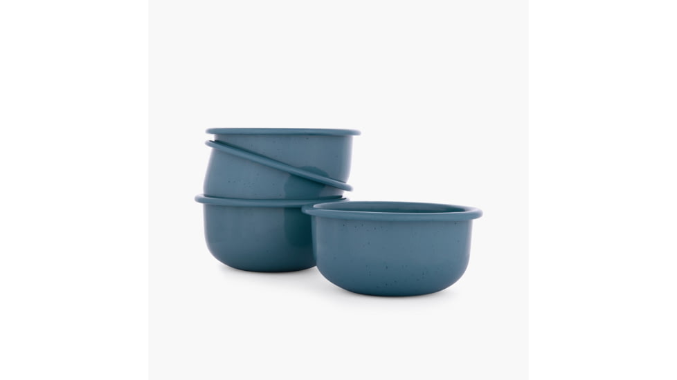 Barebones Rolled Enamelware Side Bowl Set, CKW-1058