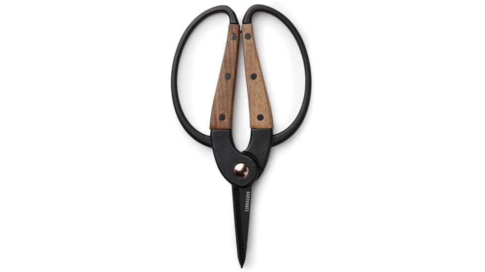 Barebones Small Scissors, Wooden Handle, 2in Heat-Treated Stainless Steel Blade, GDN-059