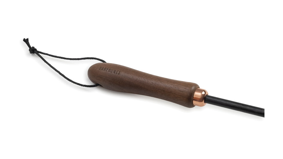 Barebones Stirrup Hand Hoe, 15.75in Overall, Black Coated 2Cr13 Stainless Steel Blade, Walnut Handle, GDN-095