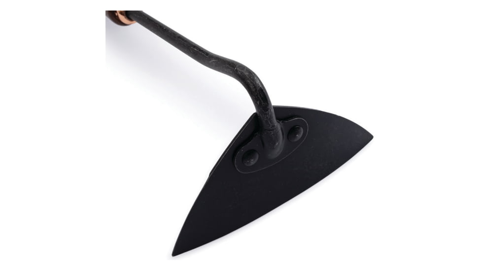 Barebones Triangle Hoe, Heat-Treated 2Cr13 Stainless Steel Blade, Walnut Handle, GDN-091