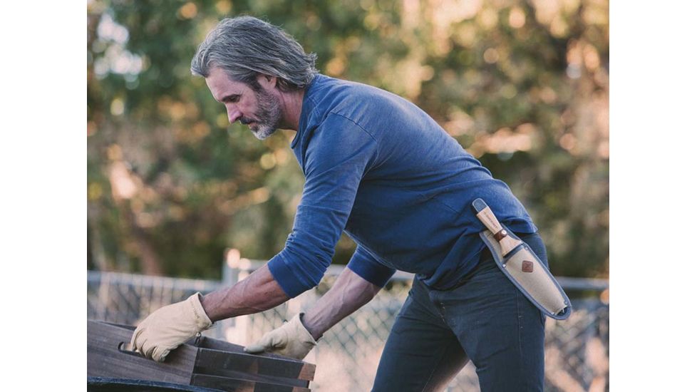 Barebones Ultimate Tool with Sheath, Stainless Steel Blade, Bamboo Handle, GDN-072