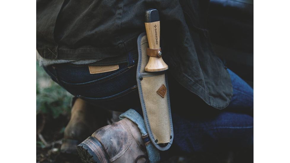 Barebones Ultimate Tool with Sheath, Stainless Steel Blade, Bamboo Handle, GDN-072