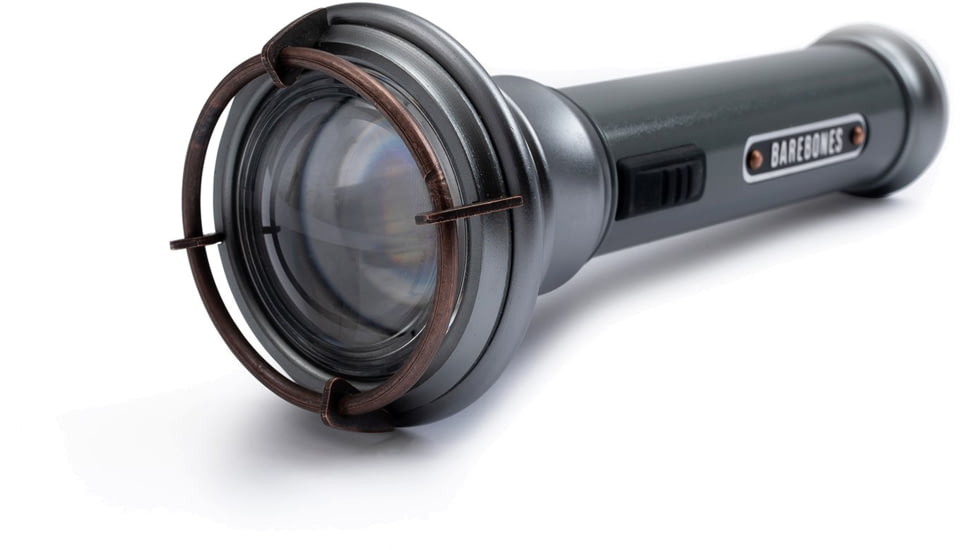 Barebones Vintage Flashlight, Gunmetal, LIV-257