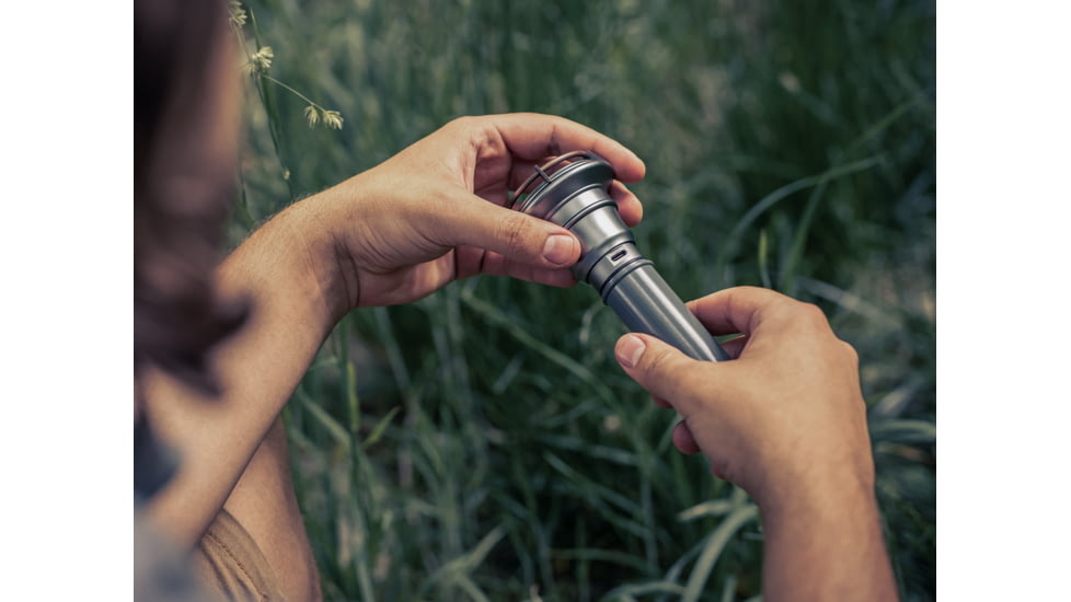 Barebones Vintage Flashlight, Gunmetal, LIV-257