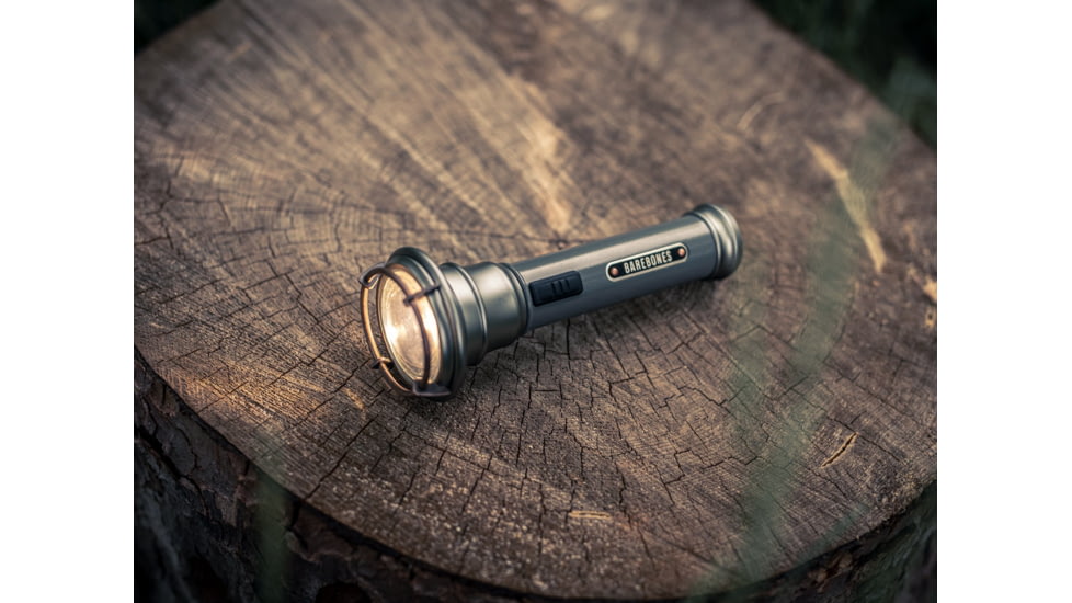 Barebones Vintage Flashlight, Gunmetal, LIV-257