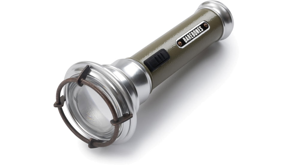 Barebones Vintage Flashlight, Olive Drab, LIV-290