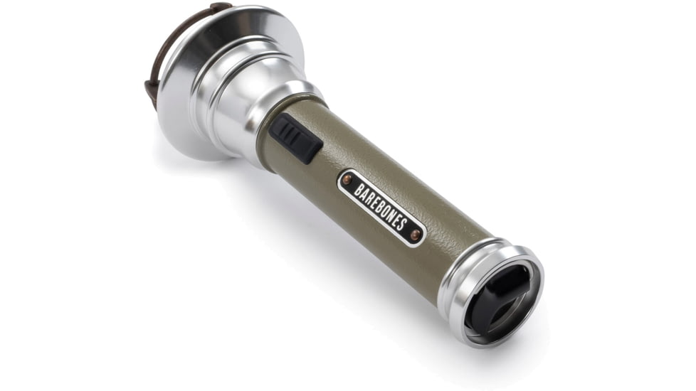 Barebones Vintage Flashlight, Olive Drab, LIV-290