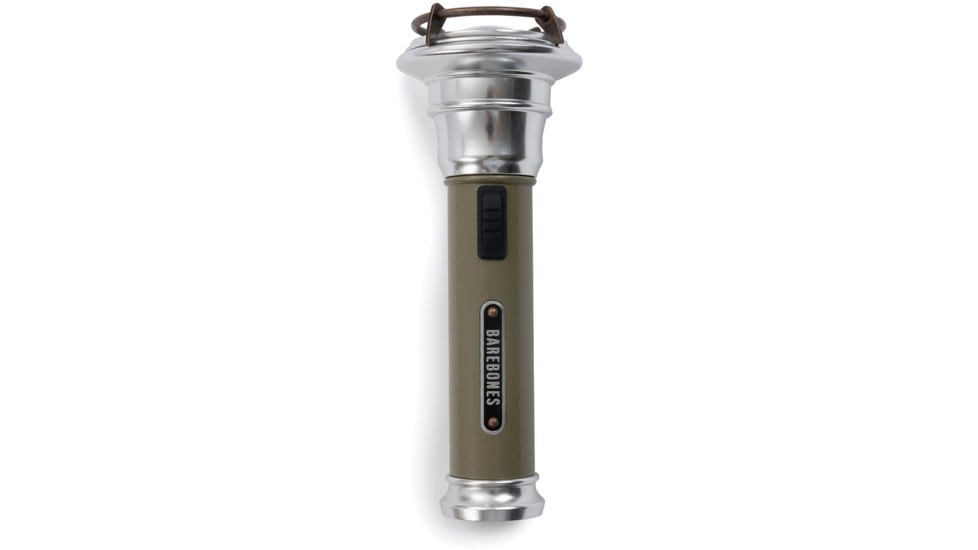Barebones Vintage Flashlight, Olive Drab, LIV-290