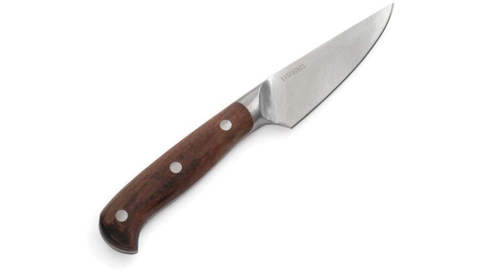 Barebones Wilderness Paring Knife, 8in Overall, 4in, AUS-8, Satin Blade, Rosewood Handle, CKW-108