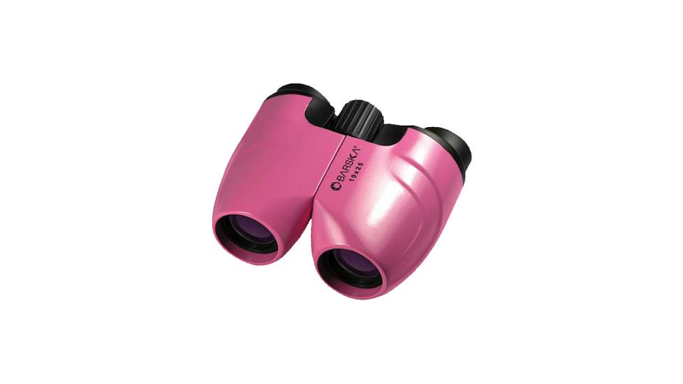 Barska 10X25 Pink Porro Binoculars, Blue Lens,CP CO11371