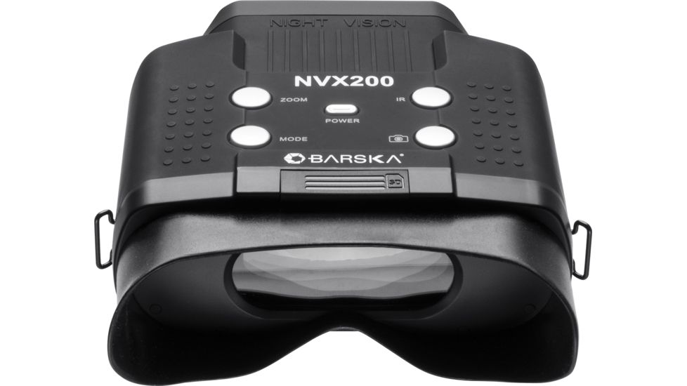 Barska Night Vision NVX200 Infrared Illuminator Digital Binoculars, Black, Medium BQ12996
