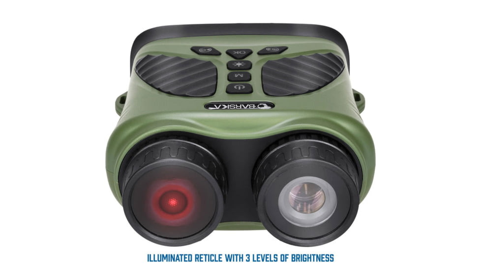 Barska NV-2 10x43mm Night Vision Infrared Digital Binoculars, Matte Green, BQ14072