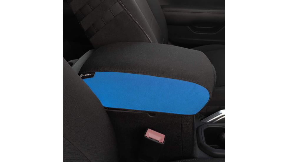 Bartact 2019 plus JT Gladiator Padded Center Console Cover, Blue/Black, JTIA2019CCUB