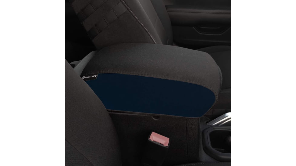 Bartact 2019 plus JT Gladiator Padded Center Console Cover, Navy/Black, JTIA2019CCTB
