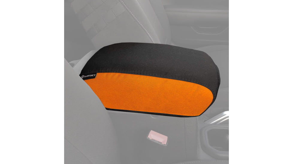 Bartact 2019 plus JT Gladiator Padded Center Console Cover, Orange/Black, JTIA2019CCNB