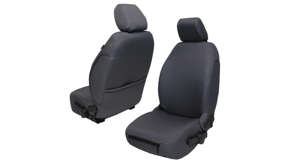 Bartact Jeep JK Seat Covers Front 2007-2012 Wrangler JK/JKU Baseline Performance, Graphite, JKBC0710FPG
