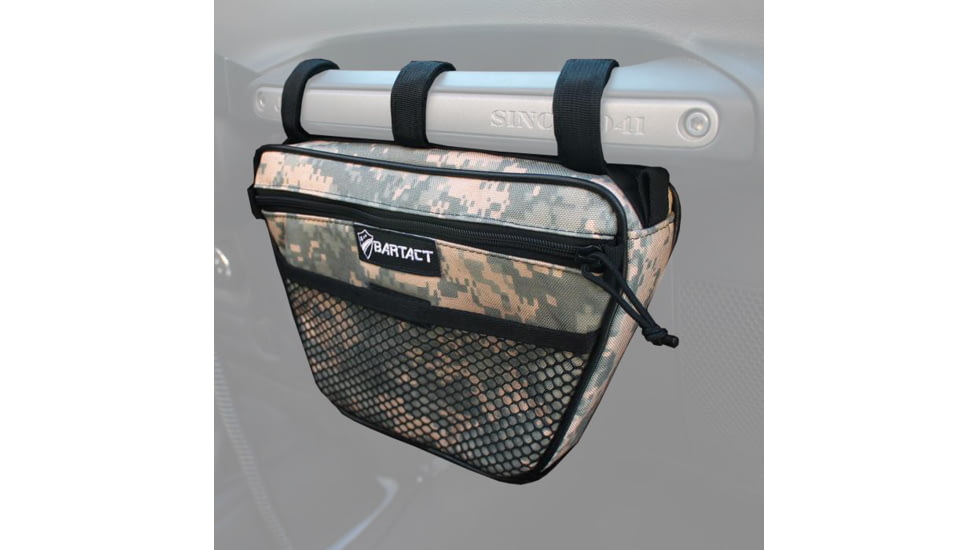 Bartact Jeep Wrangler Dash Bag Passenger f/ Grab Handle, Dash Bag Fabric, ACU Camo, XXDHBFA