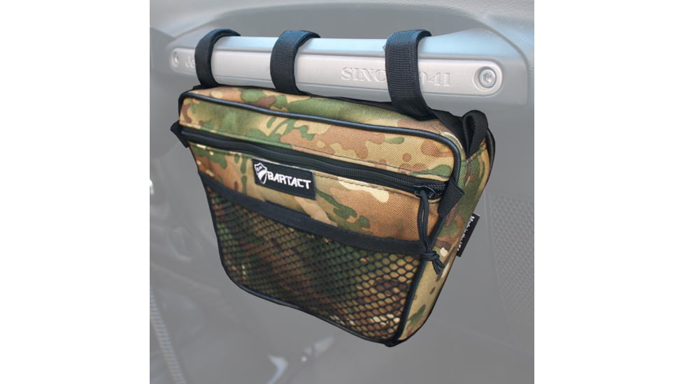 Bartact Jeep Wrangler Dash Bag Passenger f/ Grab Handle, Dash Bag Fabric, Multicam, XXDHBFM