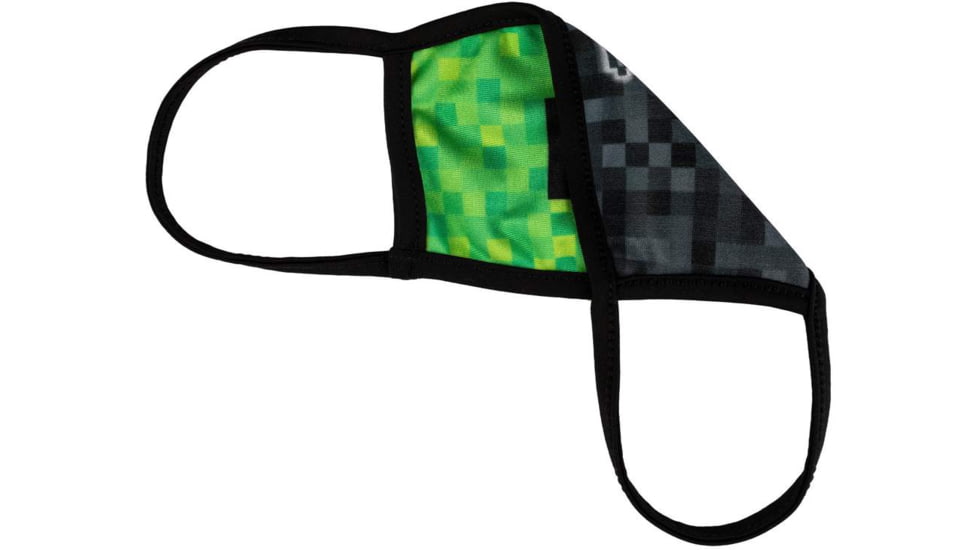 Bartact Kids Reversible 2 Ply Polyester Reusable Washable Face Mask Cover w/ Filter Slot, Small, Minecraft Creeper, FMMNCRFT