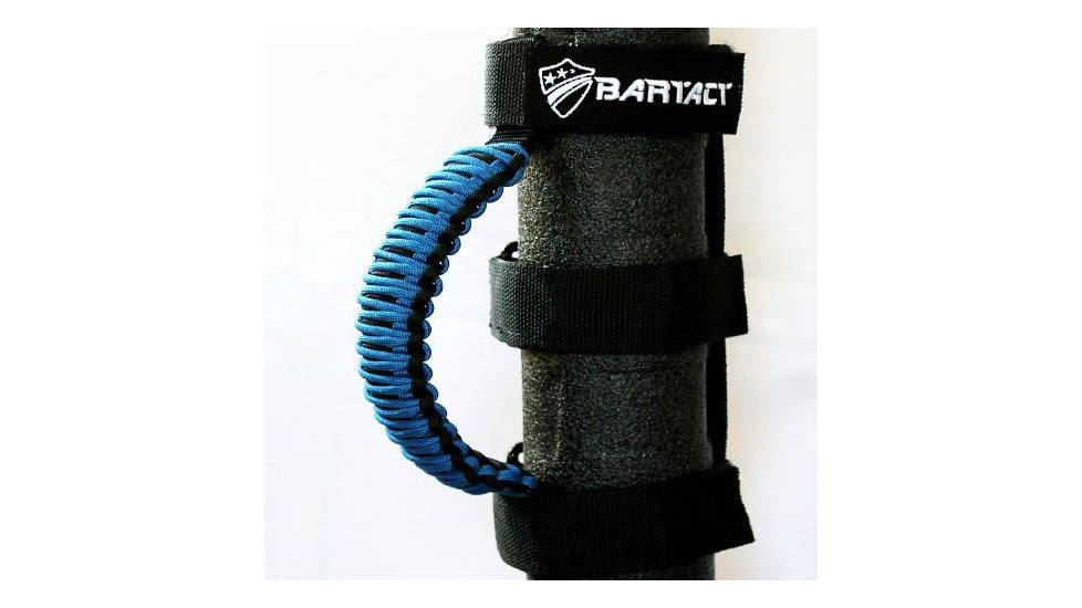 Bartact Paracord Grab Handles Universal Pair, Black/Blue, TAOGHUPBU