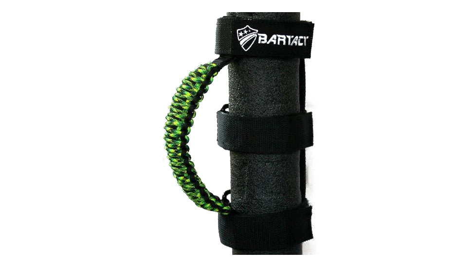 Bartact Paracord Grab Handles Universal Pair, Black/Chameleon, TAOGHUPBH