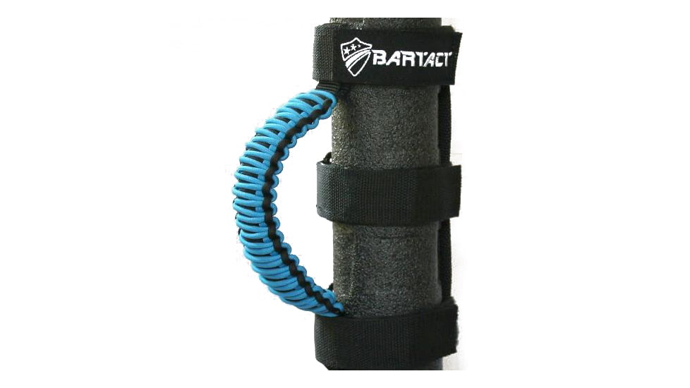 Bartact Paracord Grab Handles Universal Pair, Black/Cosmos Blue, TAOGHUPBZ