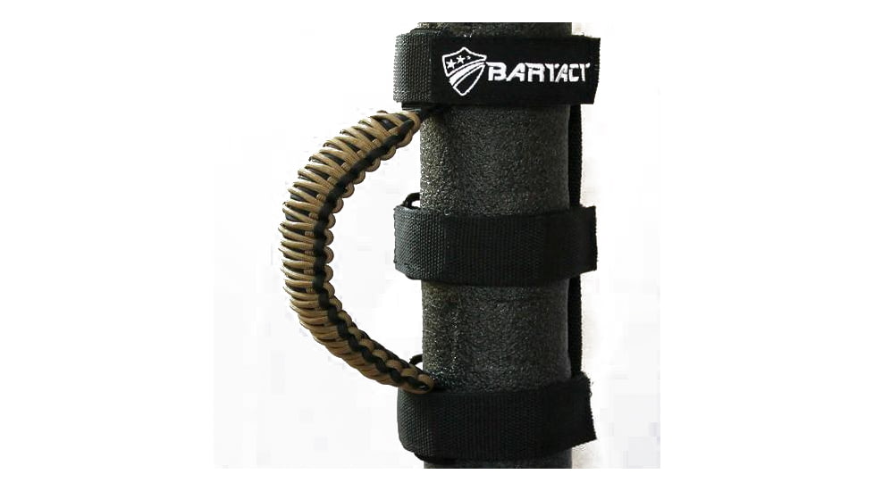 Bartact Paracord Grab Handles Universal Pair, Black/Coyote Tan, TAOGHUPBC