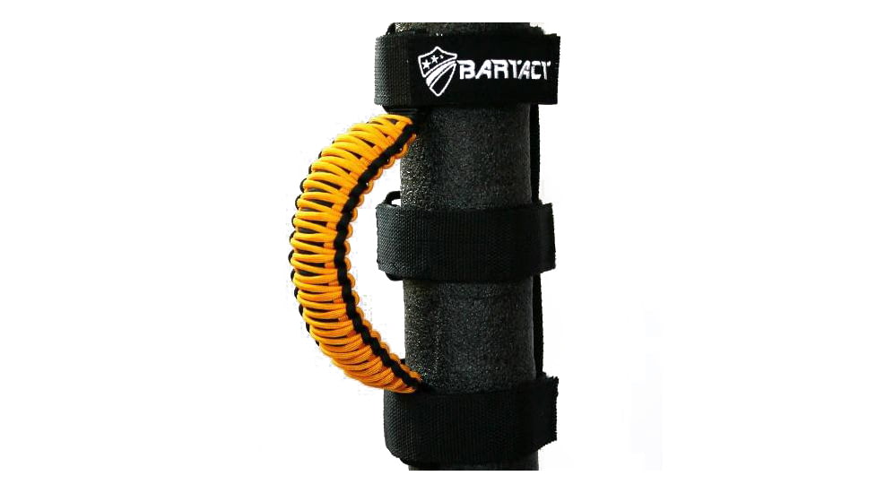 Bartact Paracord Grab Handles Universal Pair, Black/Dozer Yellow, TAOGHUPBD
