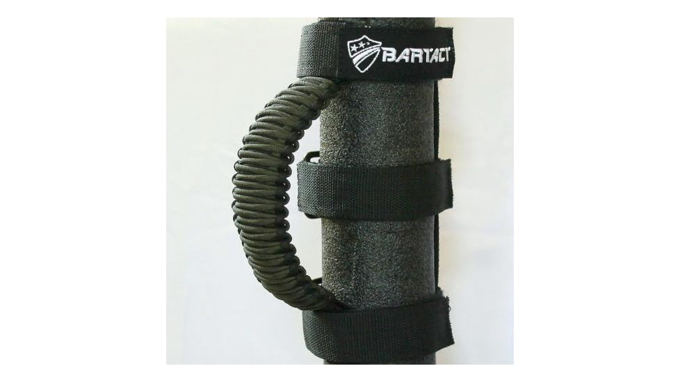 Bartact Paracord Grab Handles Universal Pair, Black/Olive Drab, TAOGHUPBO